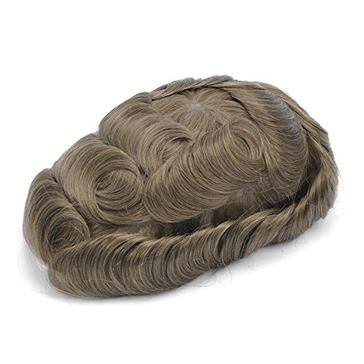 Invisible Hair Replacement Thin Skin Toupee Hairpieces For Men